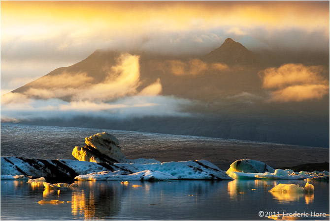 The stunning primordial Jokulsarlon Lagoon, South Iceland